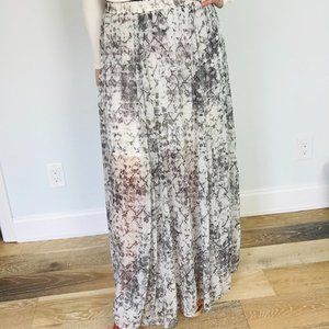 Abercrombie Marble Maxi Skirt